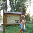 Information table on the educational hiking trail in Gabuckovo
